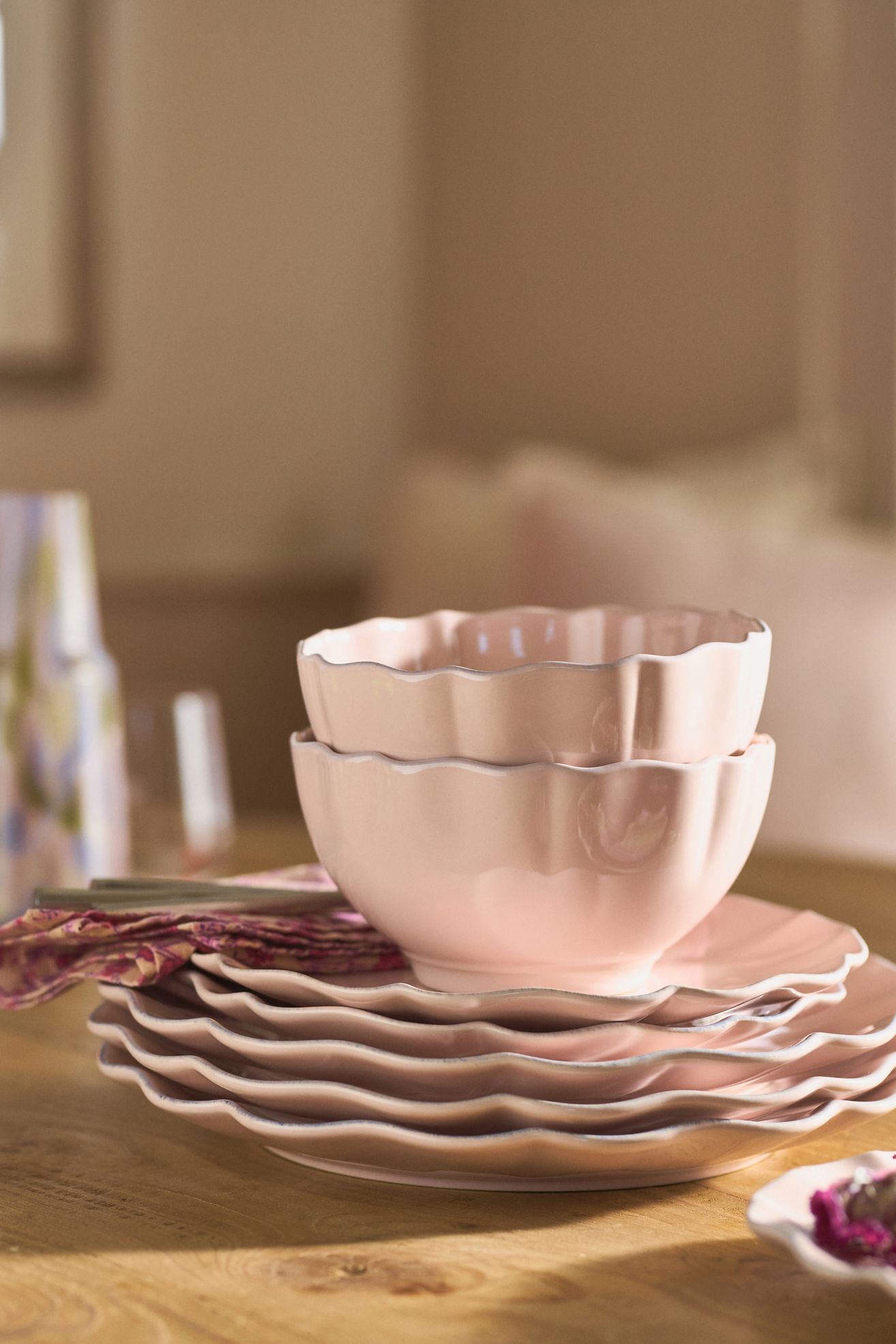 Costa Nova Rosa Cereal Bowls, Set of 4 - Pink, Set Of 4