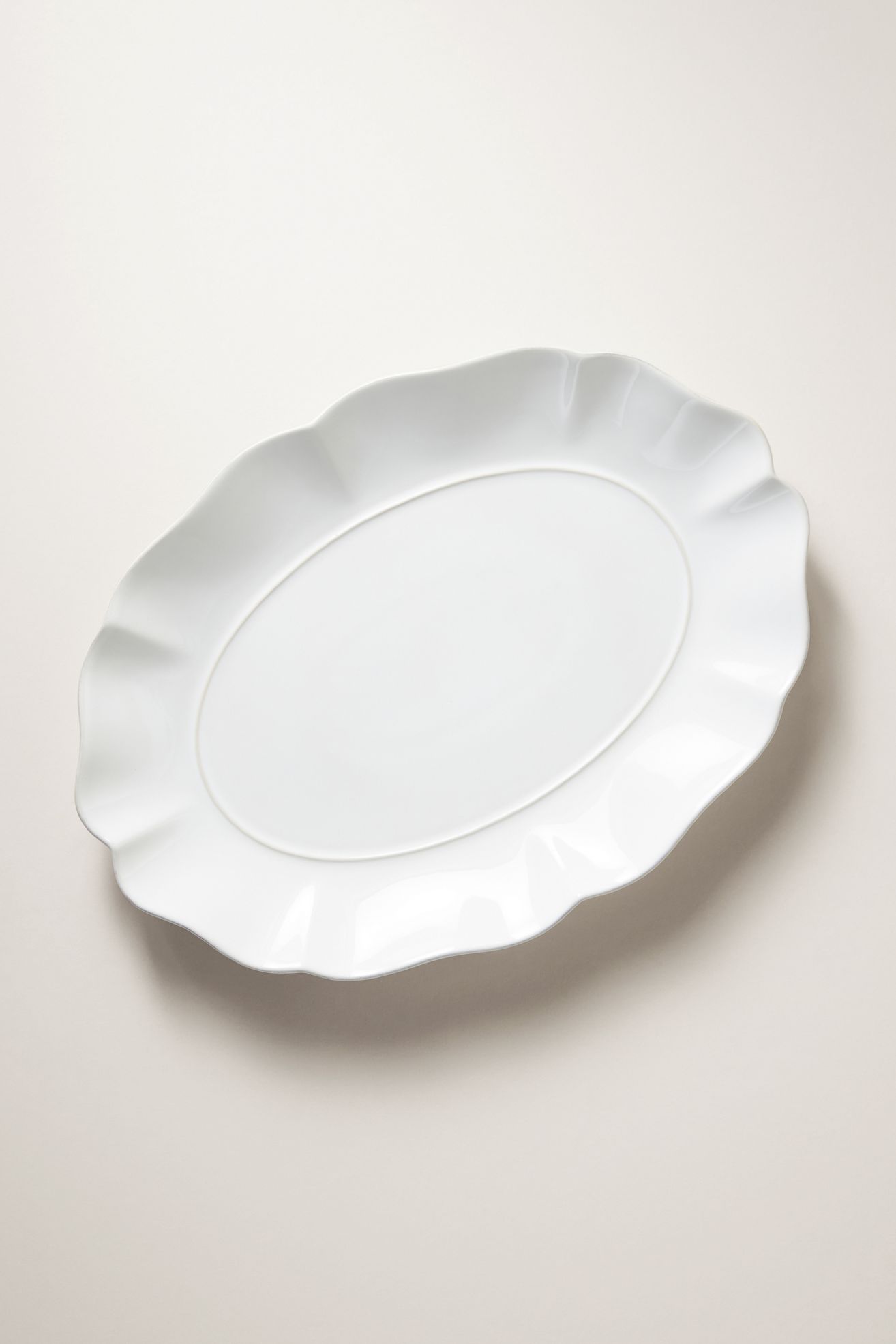 Costa Nova Rosa Oval Platter - White, One Size