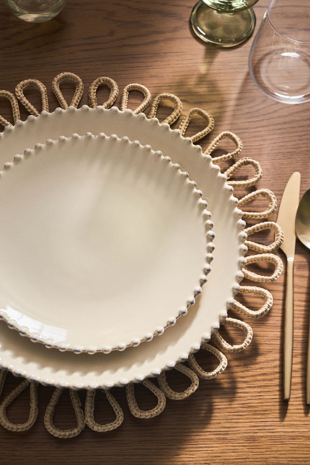 Costa Nova Pearl Side Plates, Set of 4 - Cream, Set Of 4