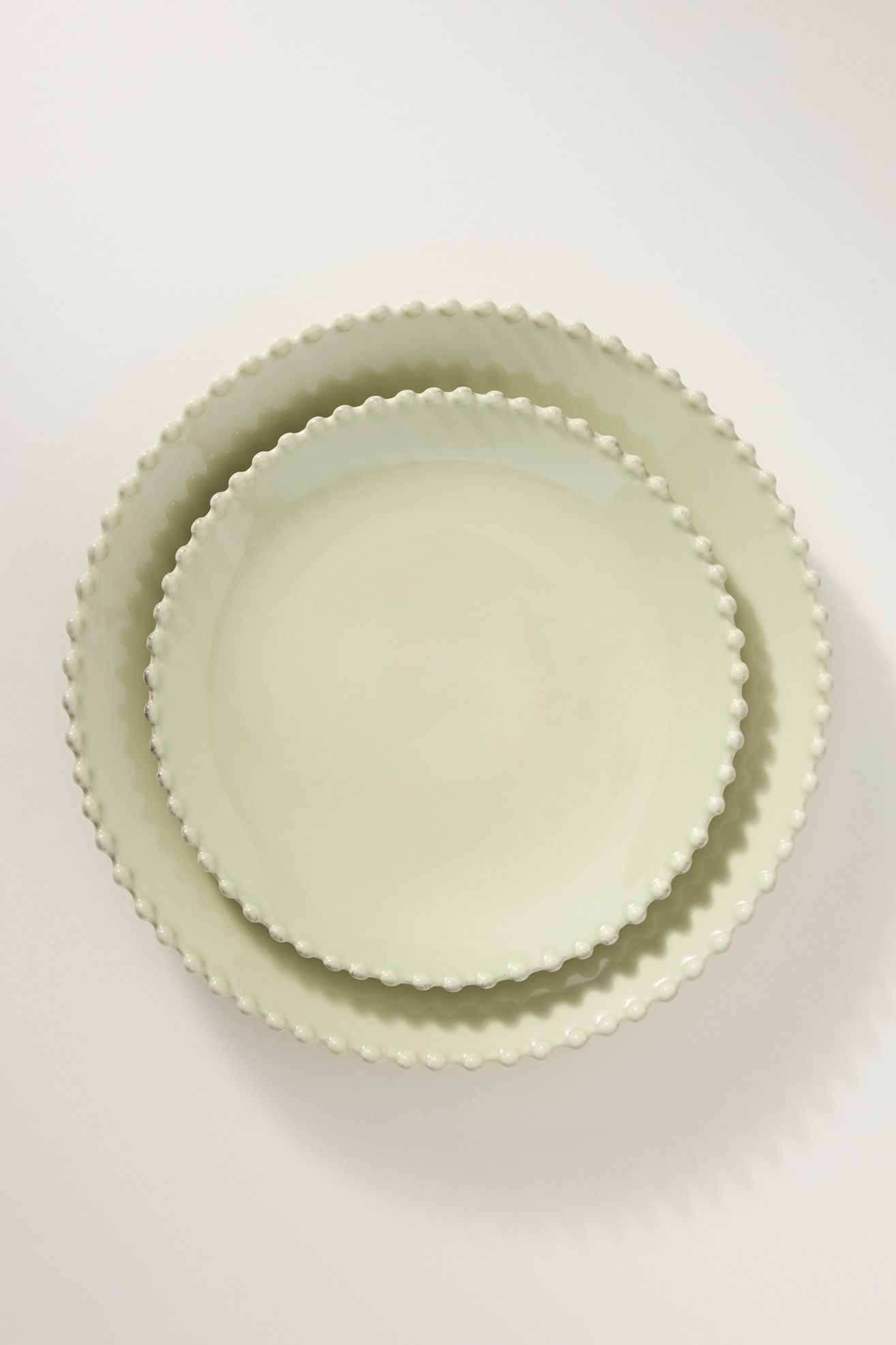 Costa Nova Pearl Side Plates, Set of 4 - Guacamole, Set Of 4