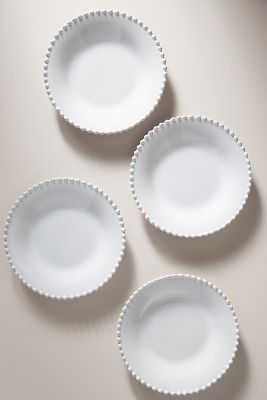 Costa Nova Pearl Pasta Bowls, Set Of 4 In White