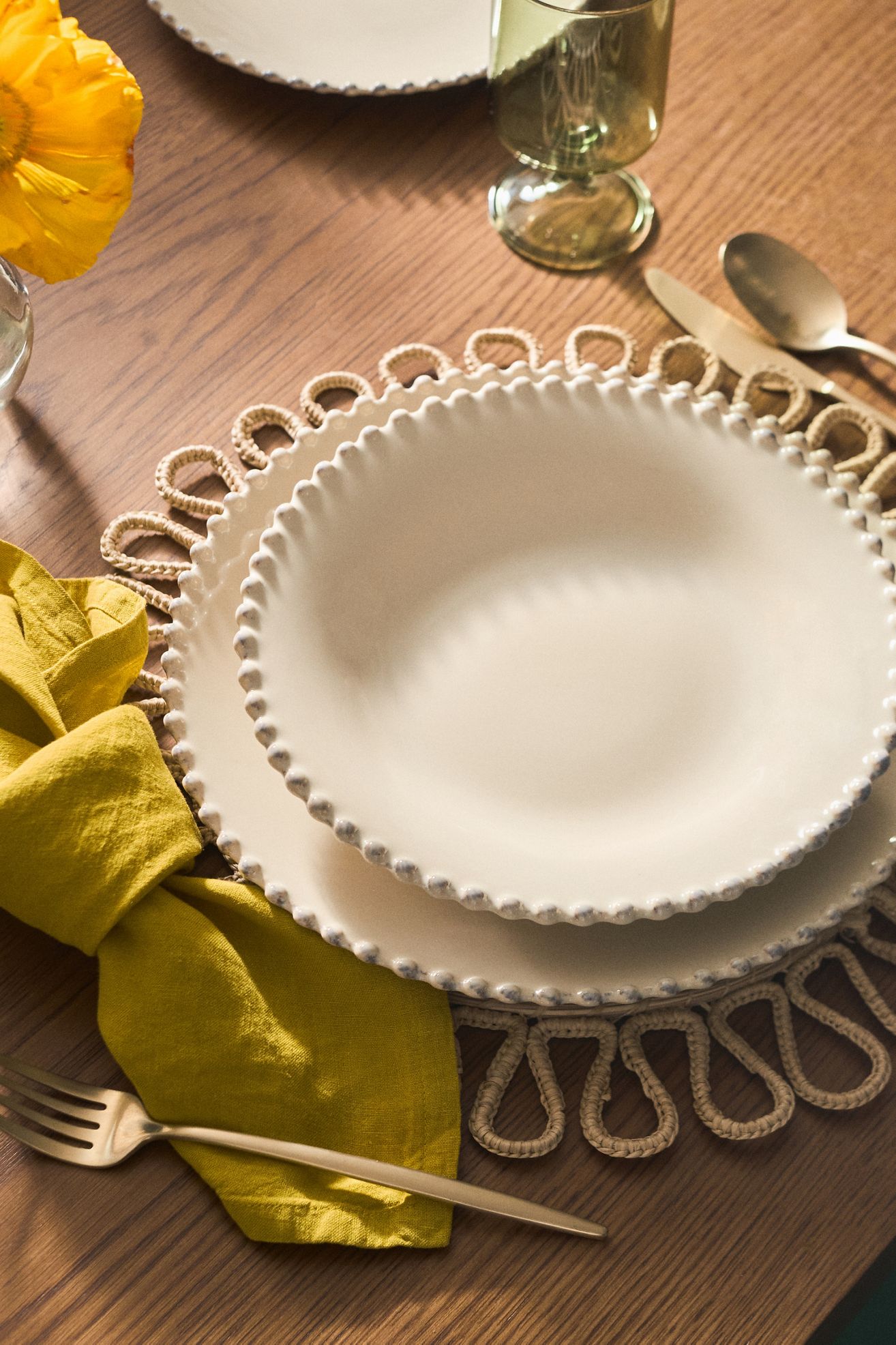 Costa Nova Pearl Pasta Bowls, Set of 4 - Cream