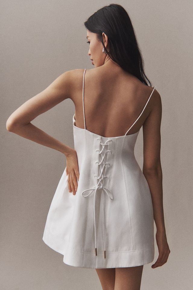 Acler Oakwood Embellished Sweetheart Mini Dress #2