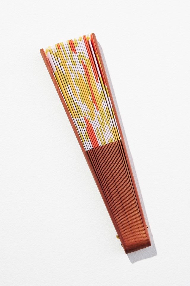 Breezy Beach Printed Hand Fan #1