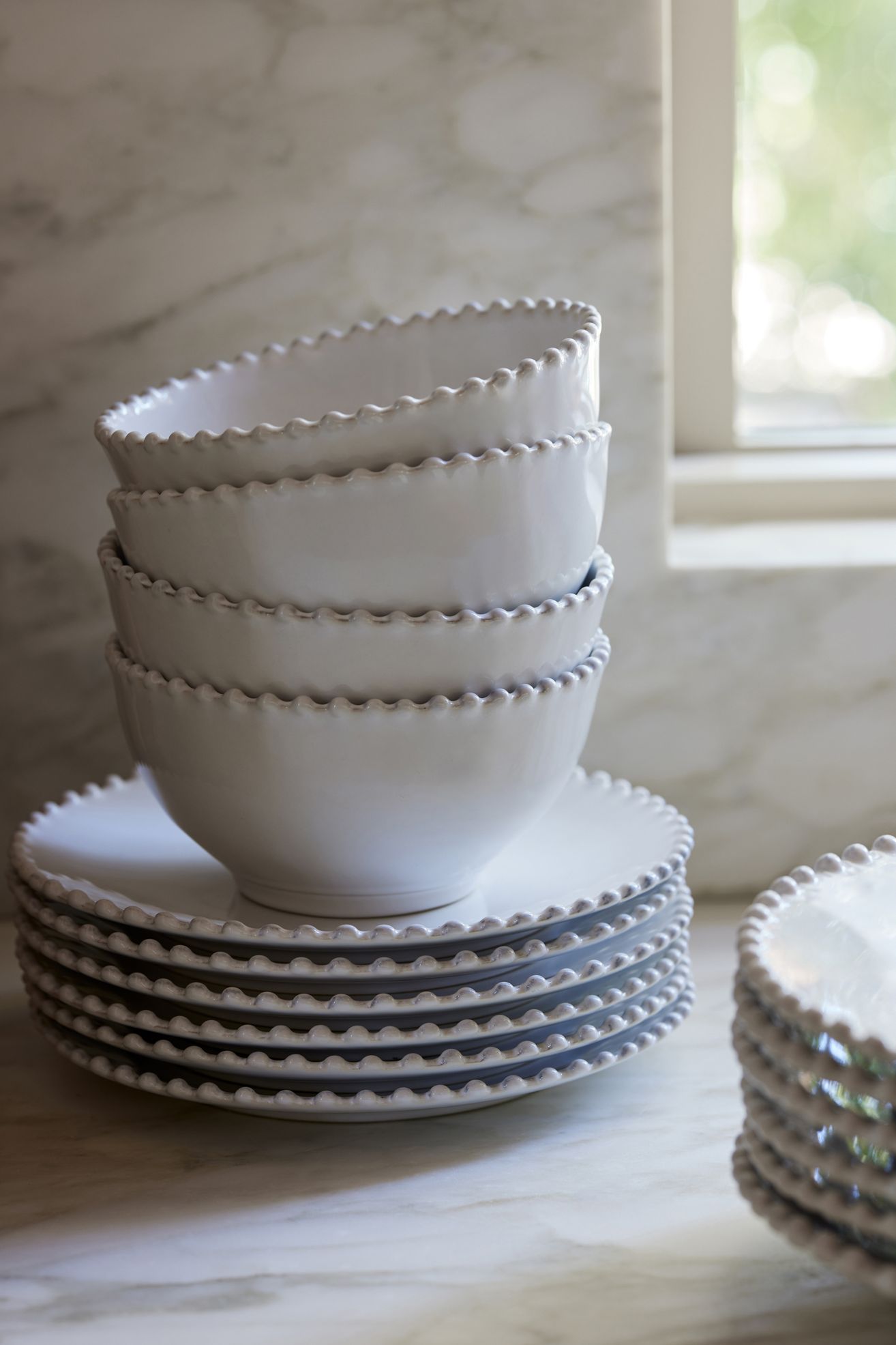Costa Nova Pearl Cereal Bowls, Set of 4 - White, Set Of 4