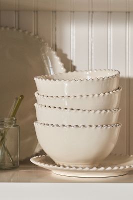COSTA NOVA PEARL CEREAL BOWLS, SET OF 4 