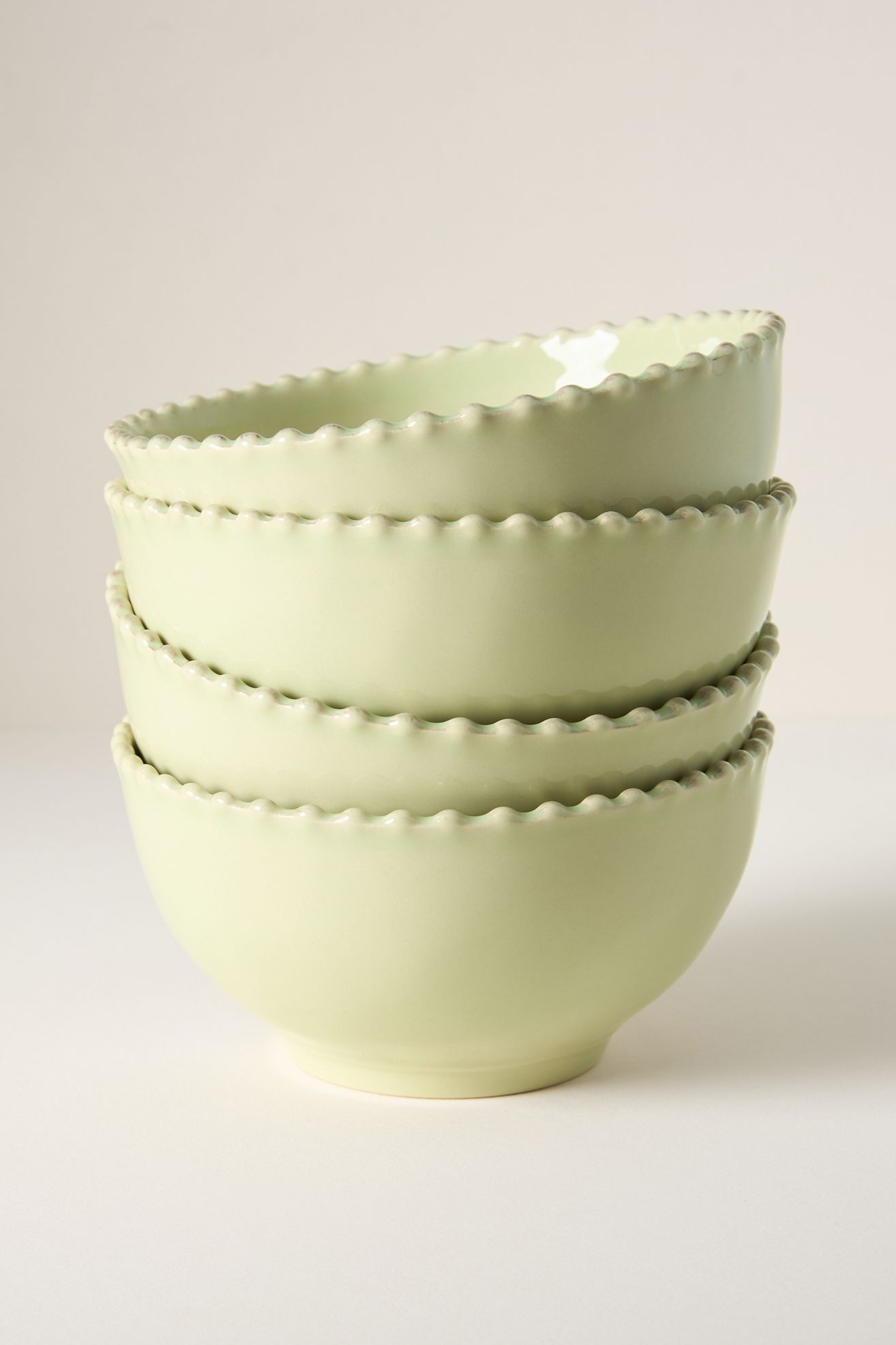 Costa Nova Pearl Cereal Bowls, Set of 4 - Guacamole, Set Of 4