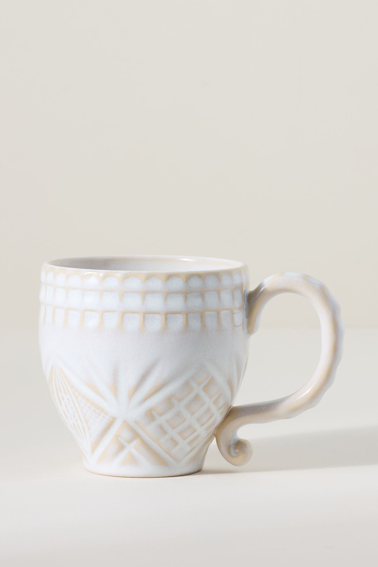 Costa Nova Cristal Mugs, Set of 4 - White, Standard, Set Of 4