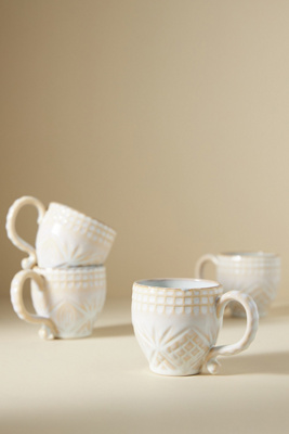 Costa Nova Cristal Mugs, Set Of 4