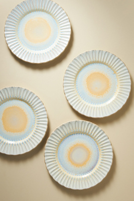 Costa Nova Cristal Dinner Plates, Set Of 4 In Multi