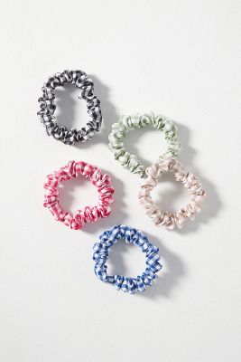 By Anthropologie Assorted Hair Bobbles, Set Of 5 In Multicolor