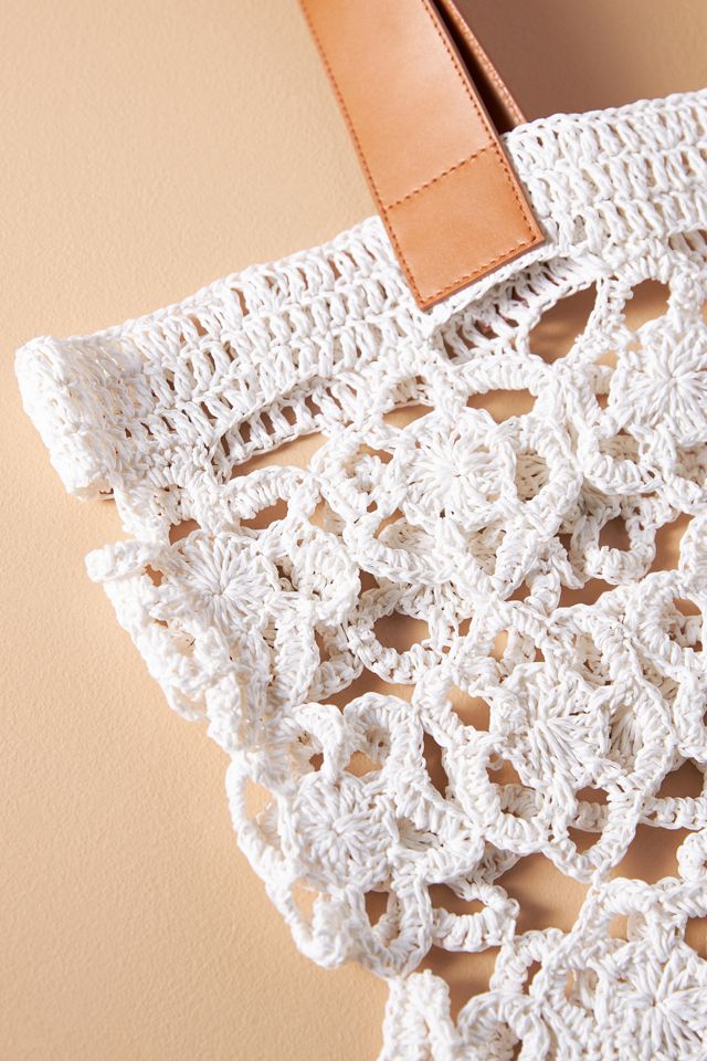 Floral Crochet Tote #3