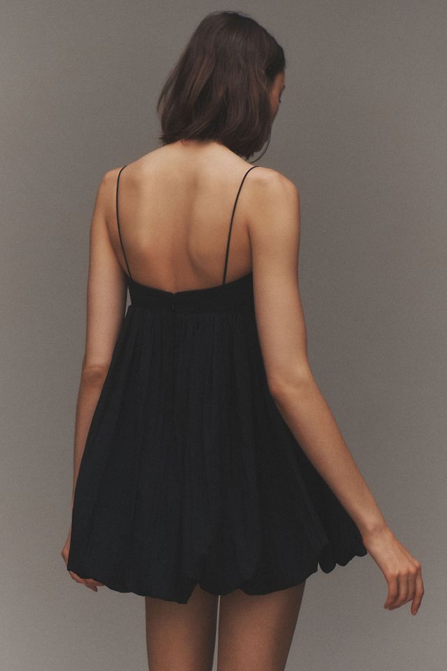 Acler Palermo Sleeveless Sweetheart Bubble-Hem Taffeta Mini Dress #4