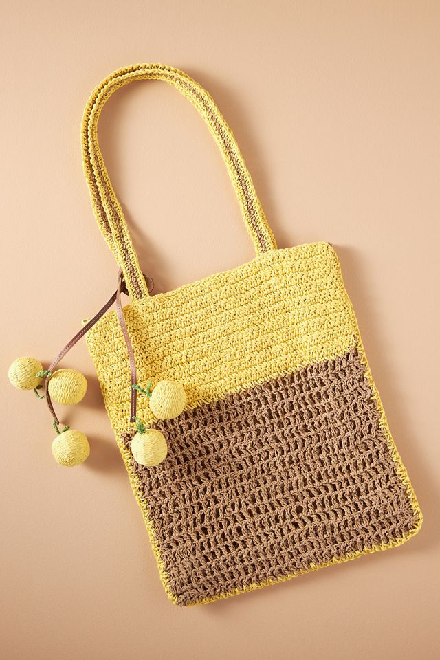 Raffia Icon Tote | Anthropologie