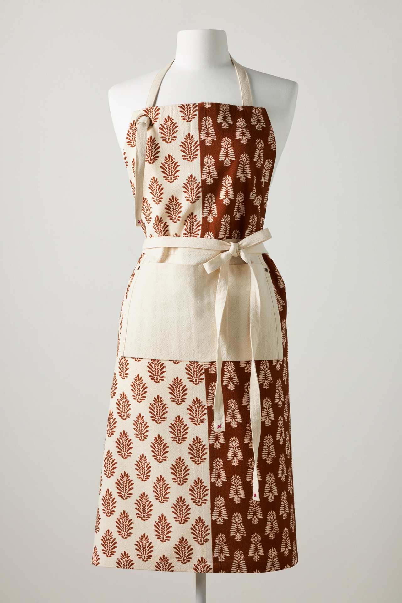 Trudy Block Print Apron