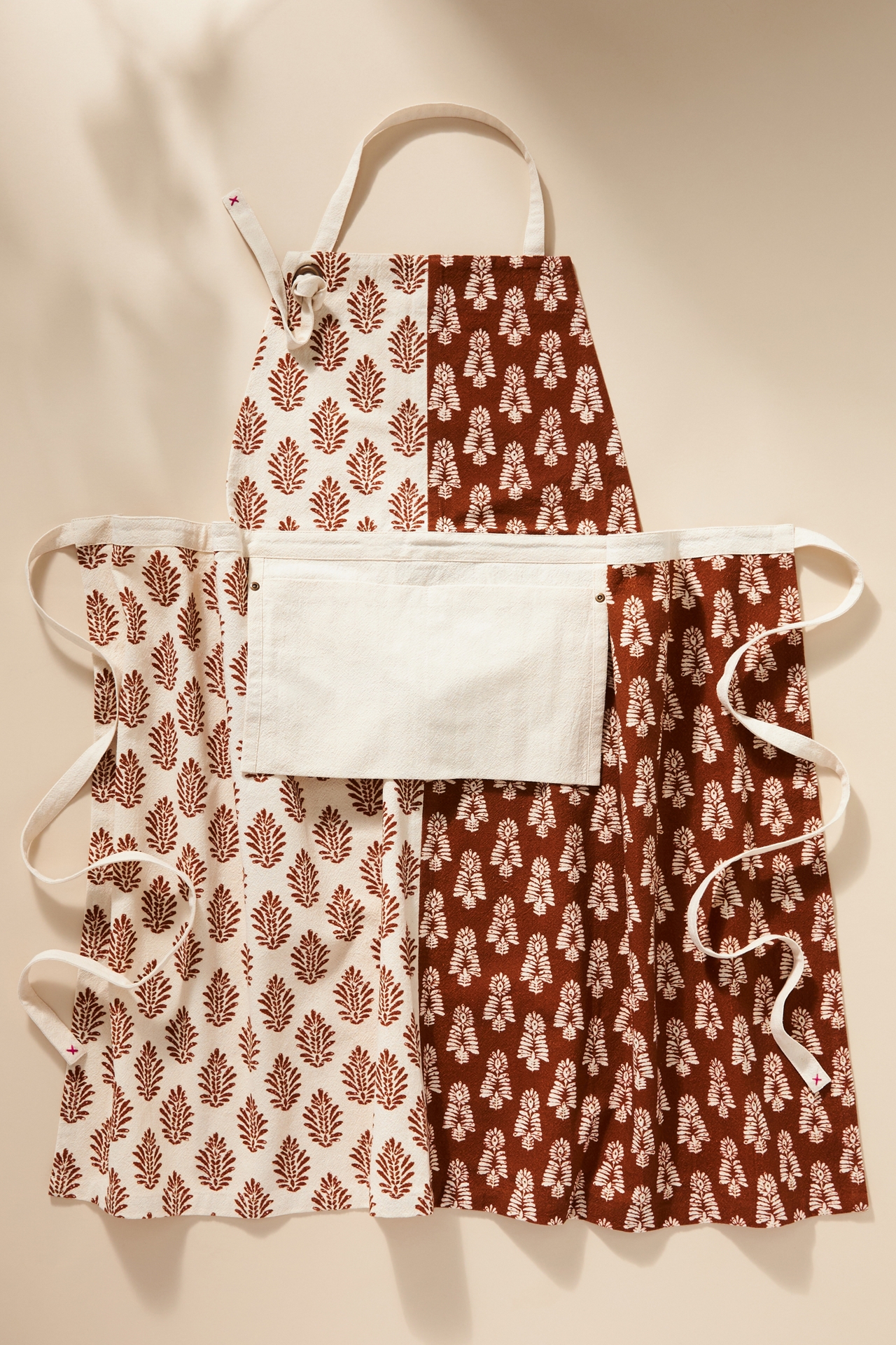 Trudy Block Print Apron