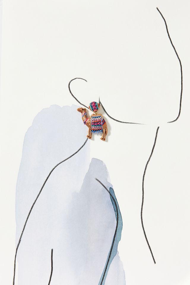 Mignonne Gavigan Camel Drop Earrings #2