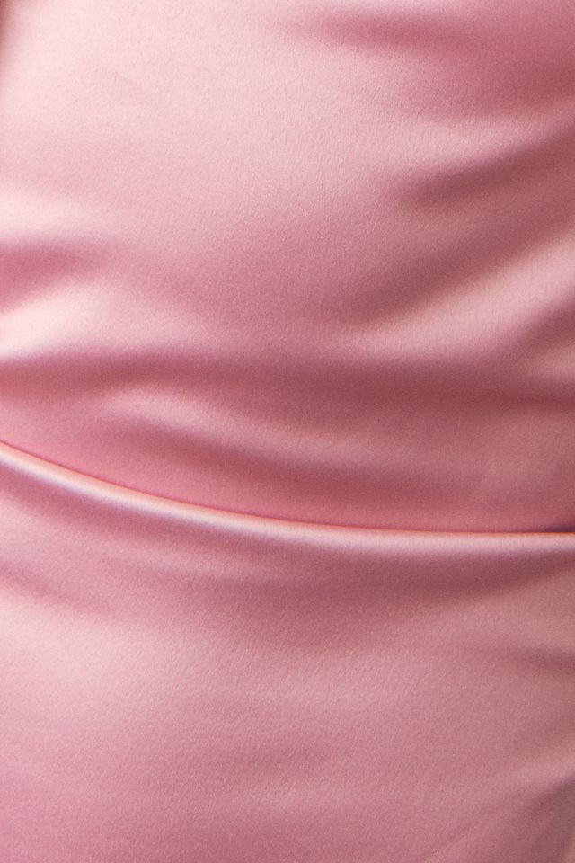 BHLDN Holly Halter Stretch Satin Midi Dress | Anthropologie