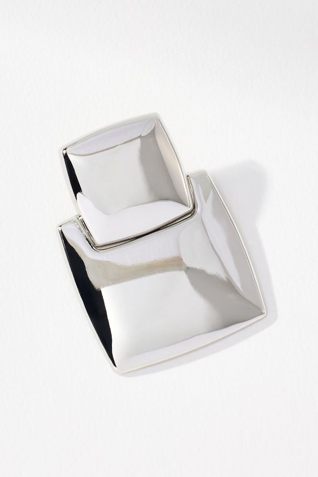 Double Square Drop Earrings #1
