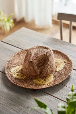 Terrain Elea Raffia Hat In Brown