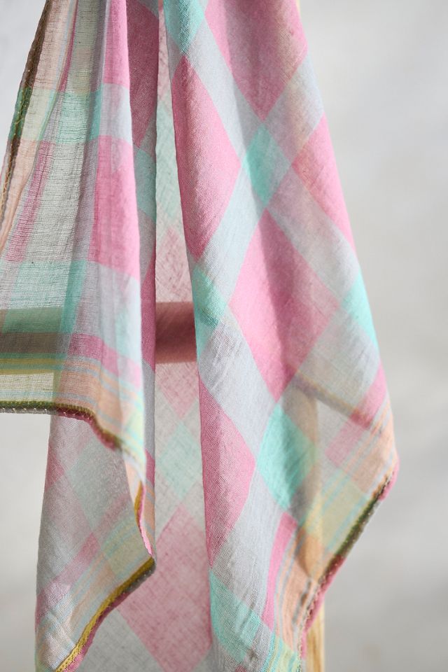 Plaid Gauze Bandana #1