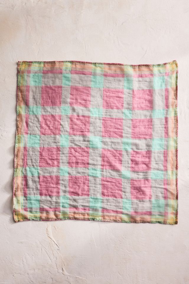Plaid Gauze Bandana #2