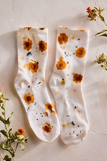 Flower Power Cotton Socks