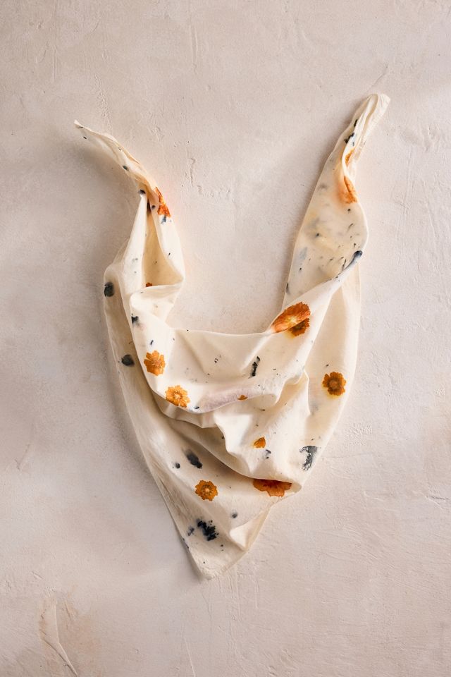 Flower Power Cotton Bandana #1