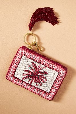 By Anthropologie Beaded Coin Purse: Summer Edition In Multi