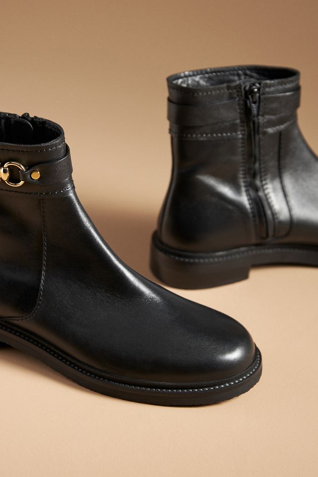 【関税＆送料込み】ChloAC Leather Ankle Boots See By Chloe - See By ChloÃ© Signature leather ankle boots