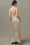 L'IDÉE Black Tie Strapless Maxi Gown