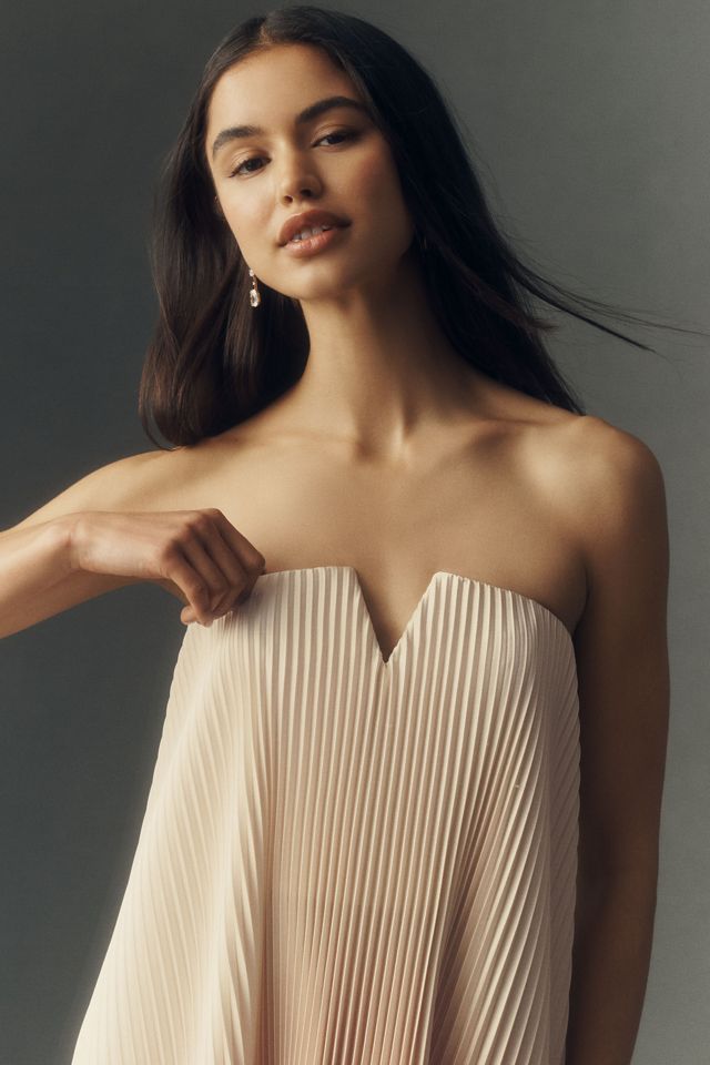 L'IDÉE Black Tie Strapless Maxi Gown #3
