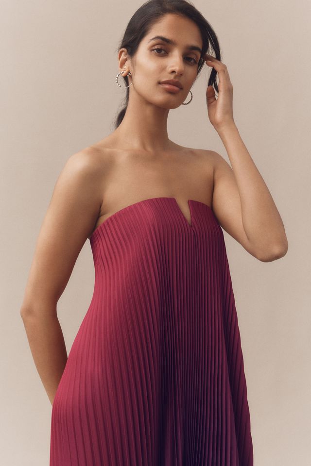 L'IDÉE Black Tie Strapless Maxi Gown #1