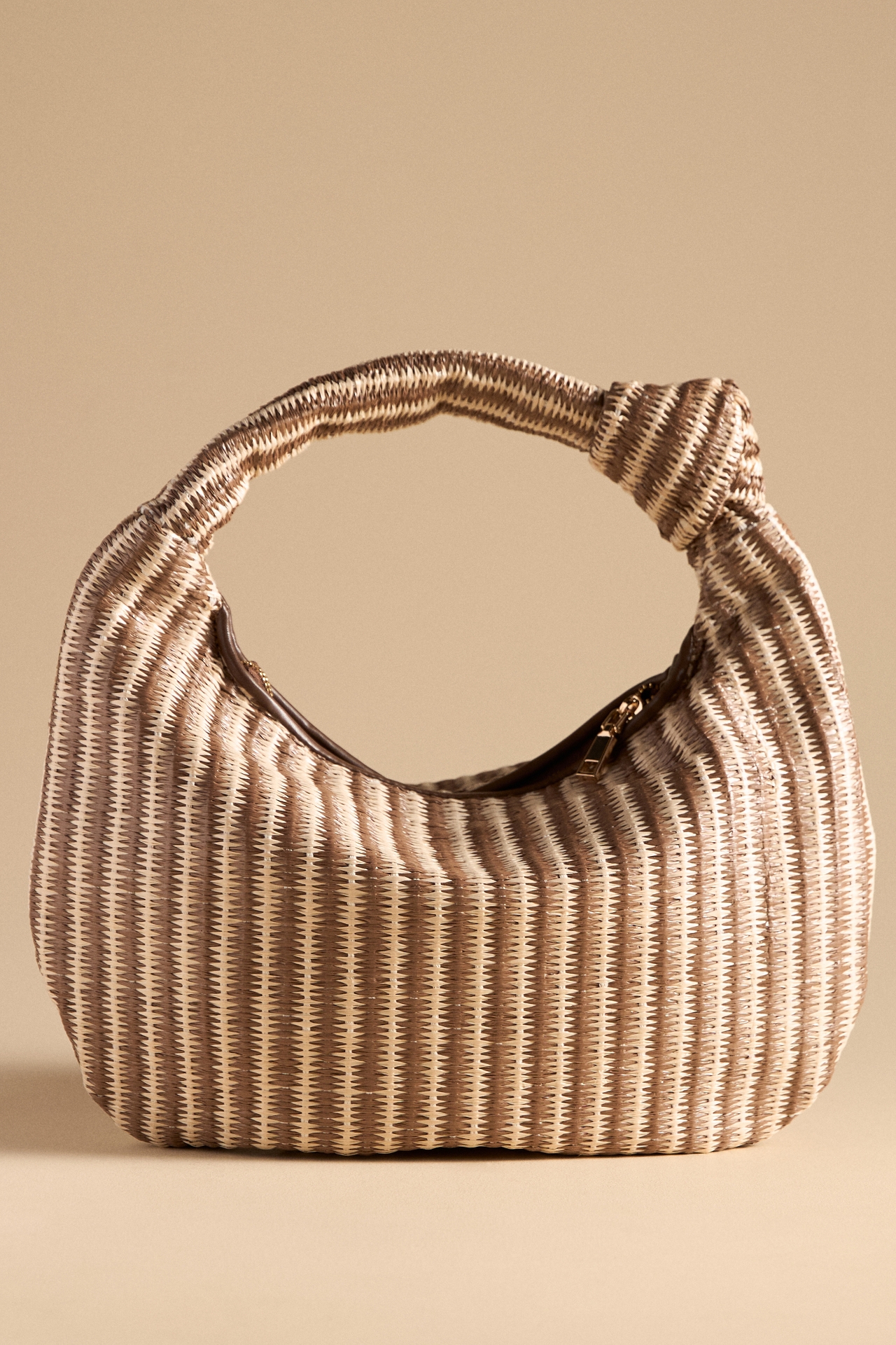 The Brigitte Satchel by Melie Bianco: Raffia Edition