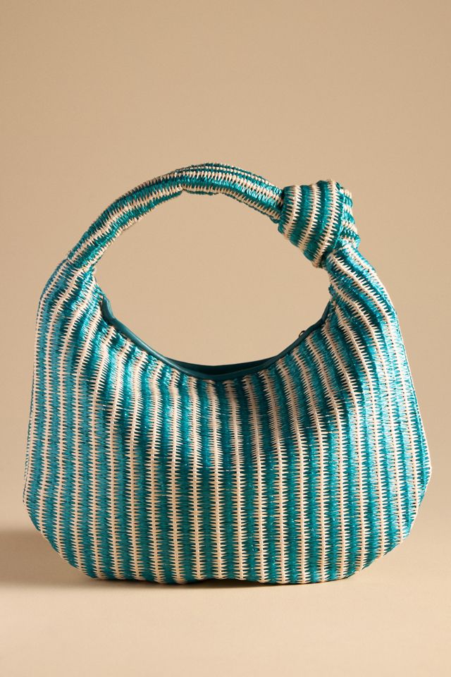 The Brigitte Satchel by Melie Bianco: Raffia Edition #1