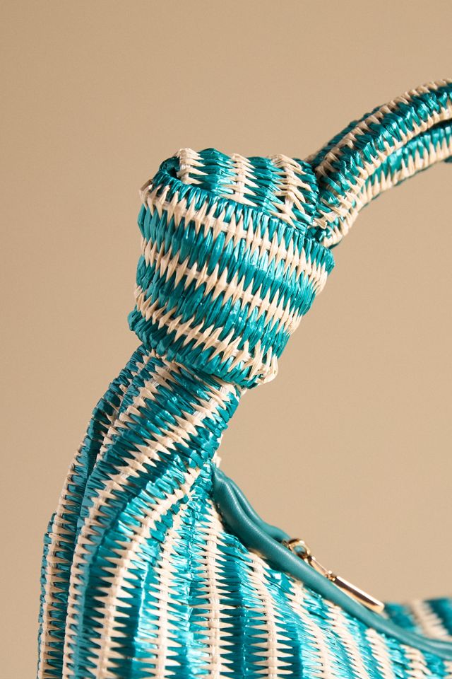 The Brigitte Satchel by Melie Bianco: Raffia Edition #2