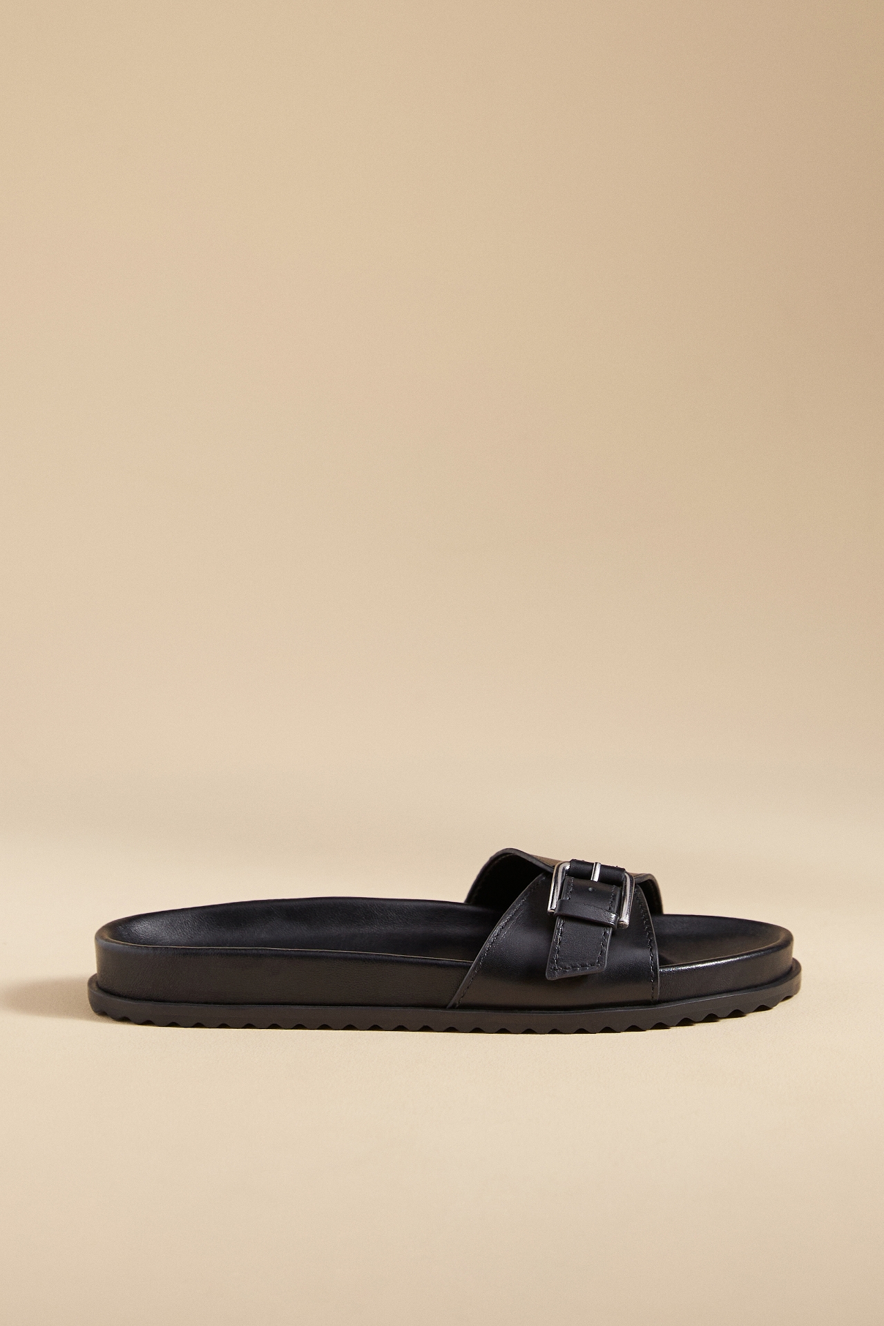 By Anthropologie Buckle Slide Sandals