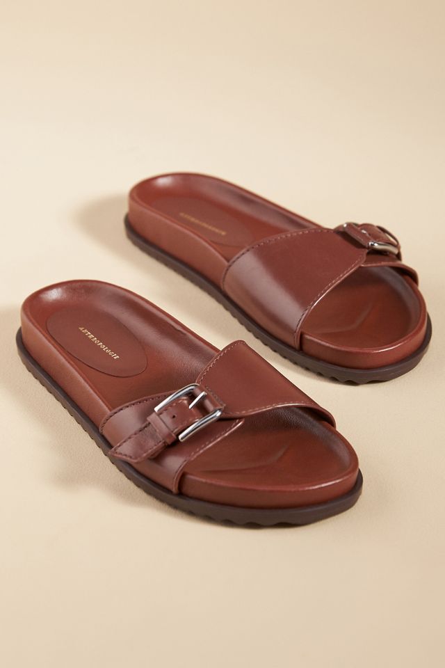 By Anthropologie Buckle Slide Sandals #2
