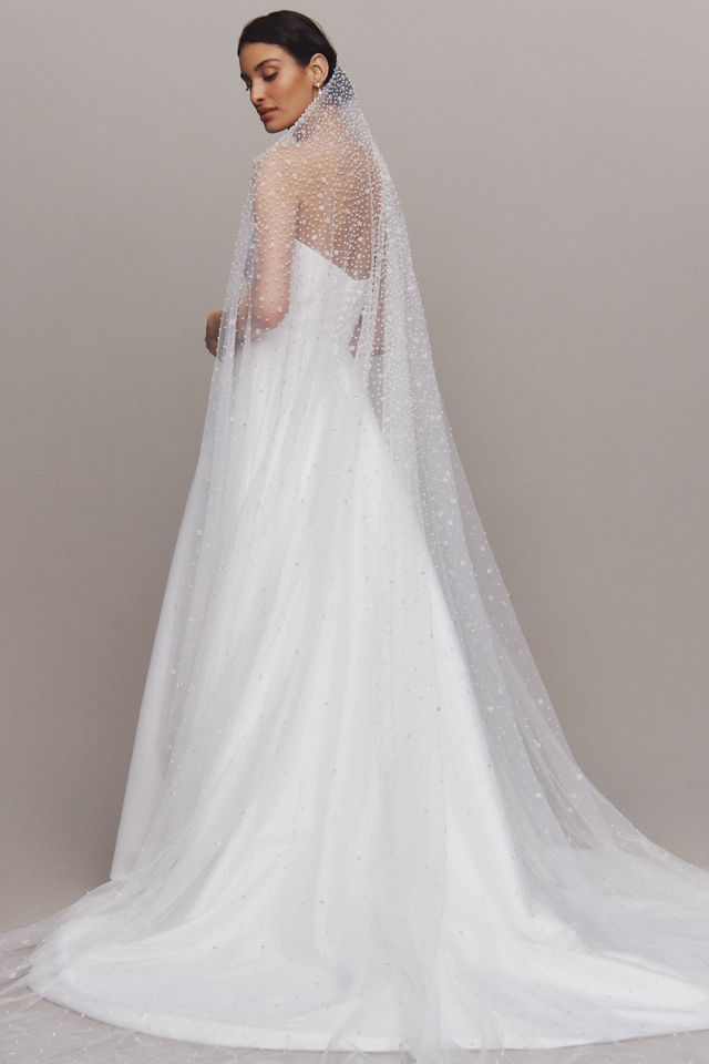 Watters Beaded Cathedral Veil #1