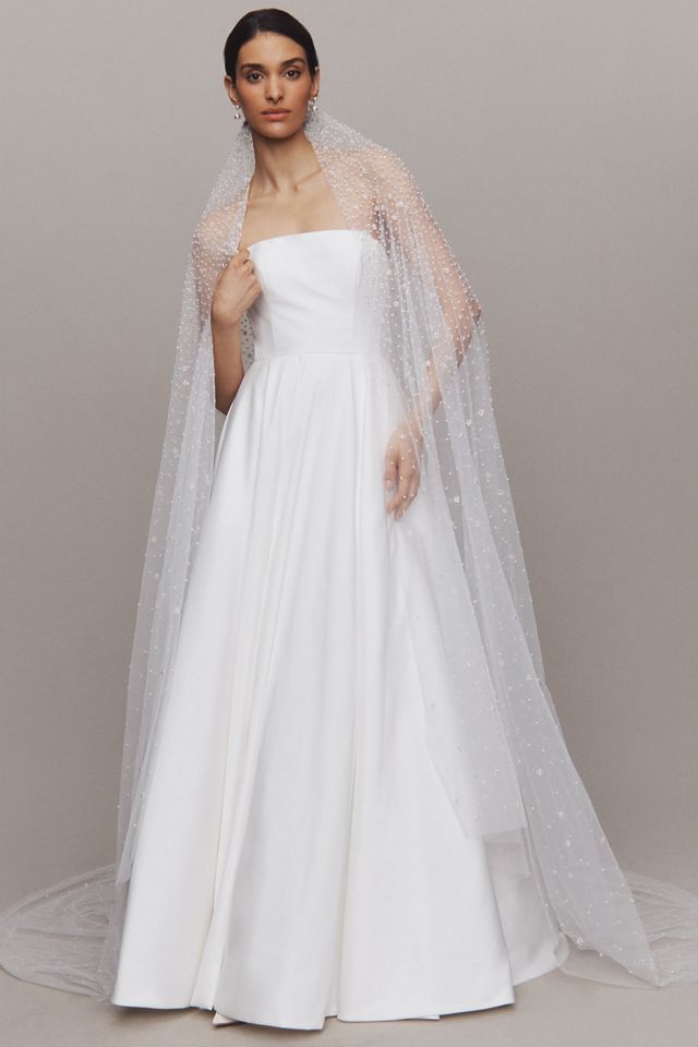 Watters Beaded Cathedral Veil #2
