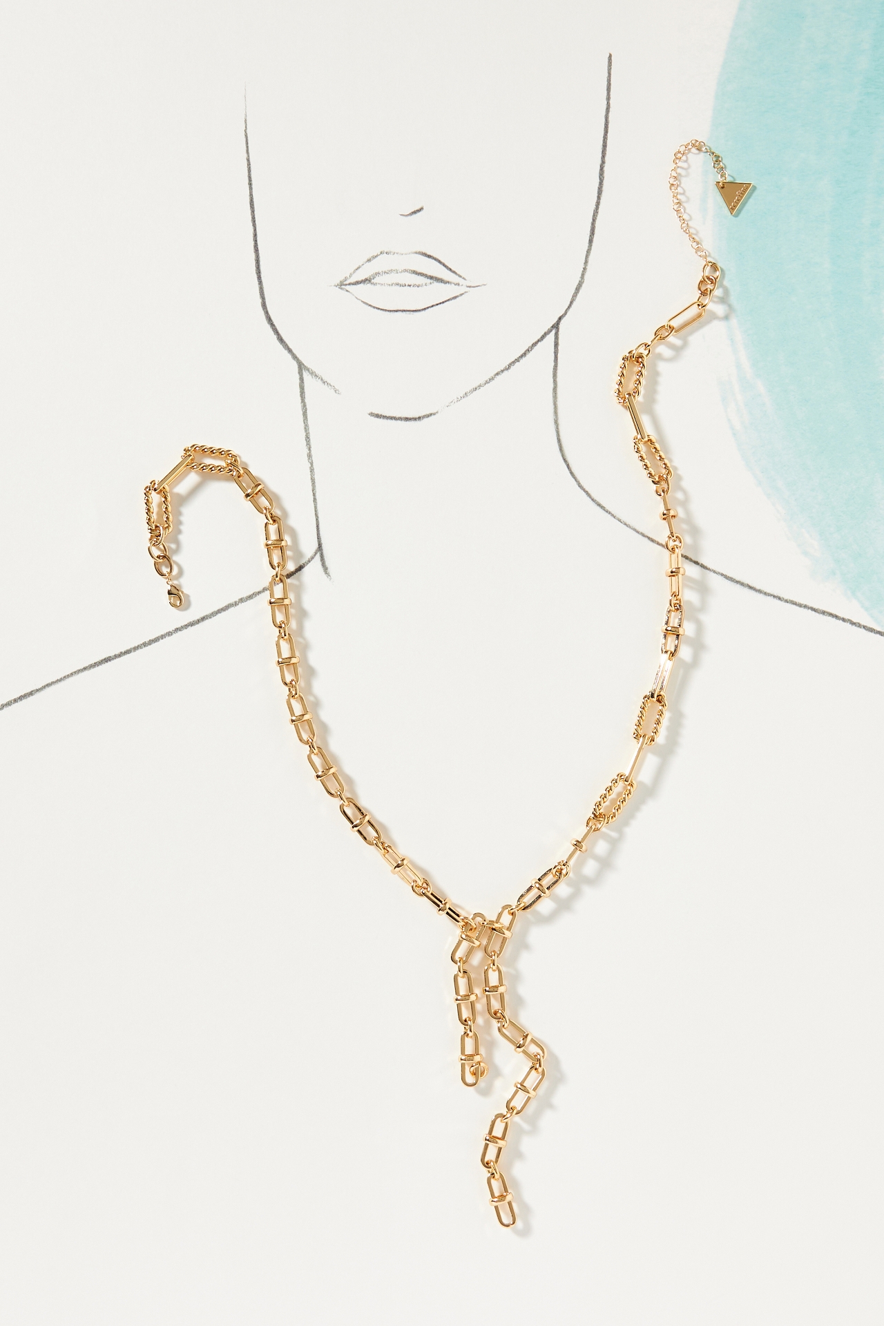 Textured Chain Necklace