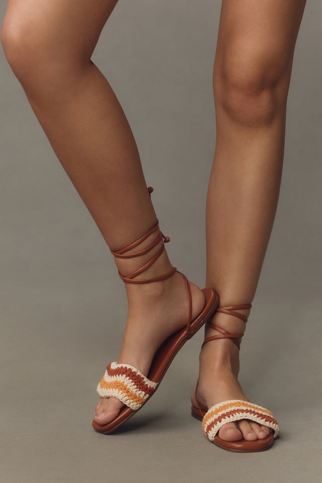 Kaanas Lantana Wavy Crochet Flats #1