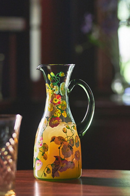 Nathalie Lete Marais Glass Carafe