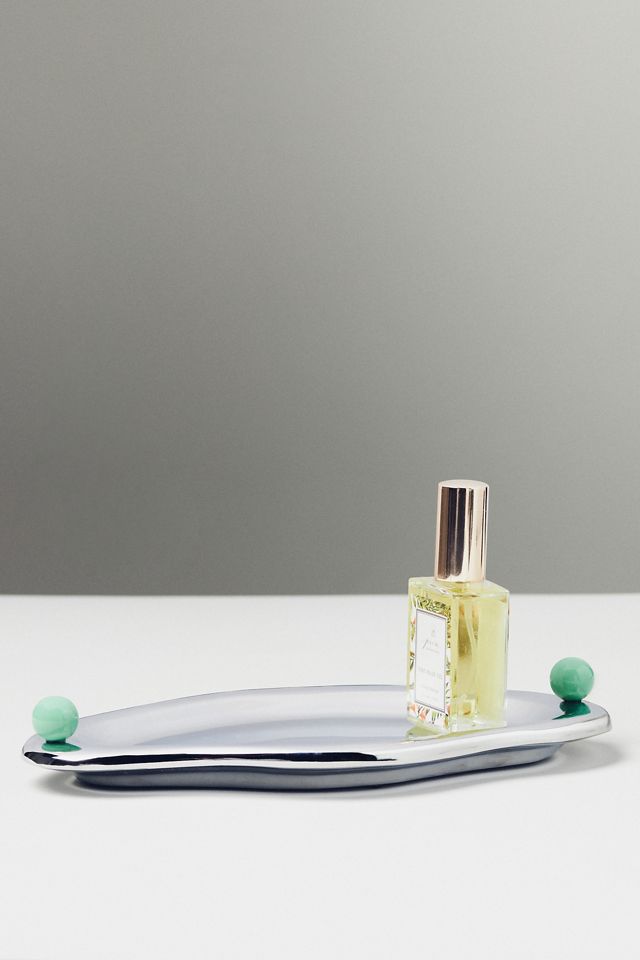 Odile Silver Metal Vanity Tray #3