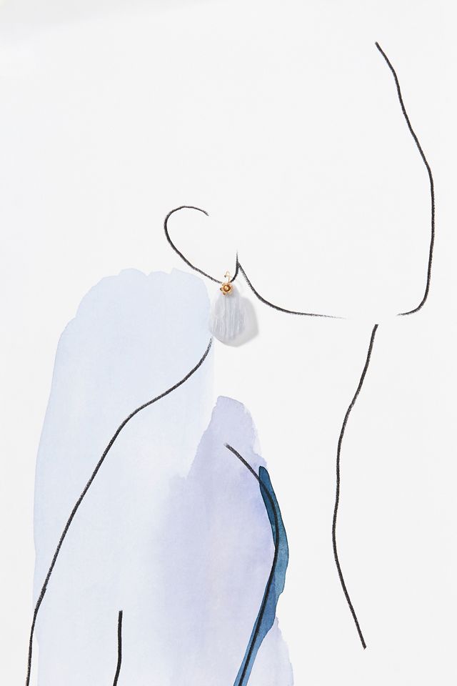 Stone Drop Earrings #2