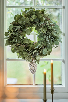 Terrain Fresh Eucalyptus Mix Wreath