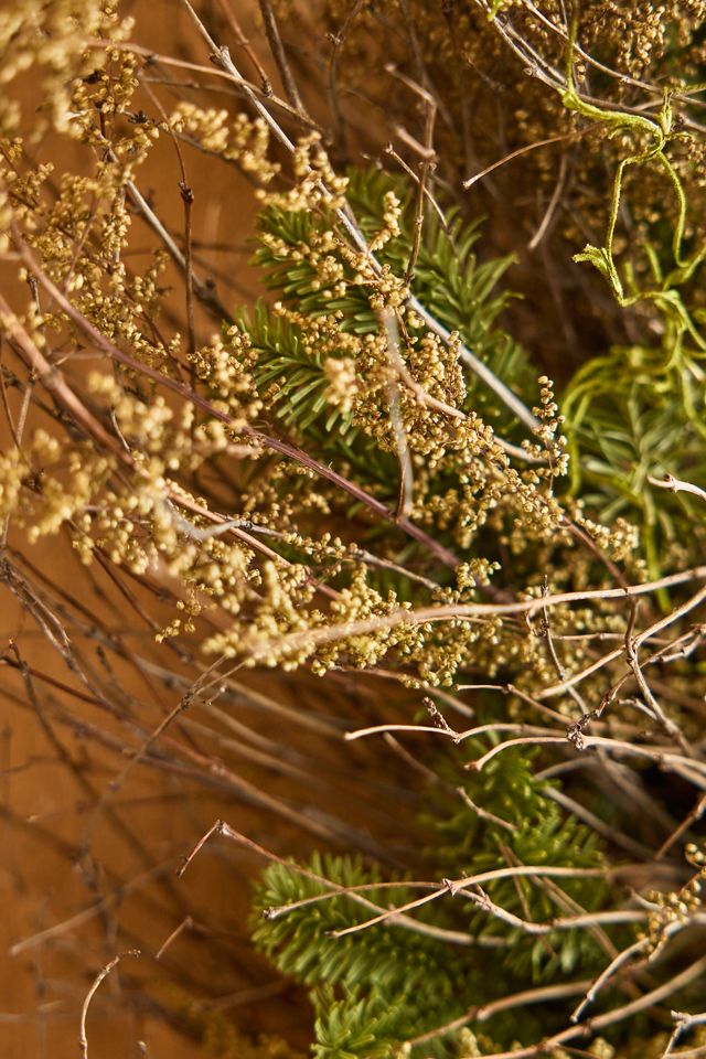 Fresh Noble Fir + Moss Wreath #1