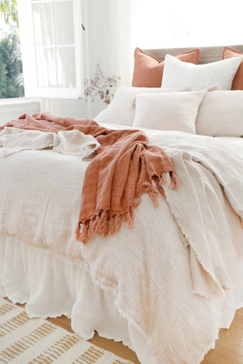 Pom Pom At Home Logan Duvet Cover In Neutral