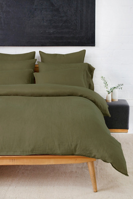 Shop Pom Pom At Home Parker Linen Duvet Set