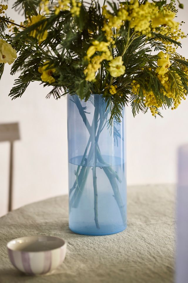 Colorful Glass Column Vase | Anthropologie